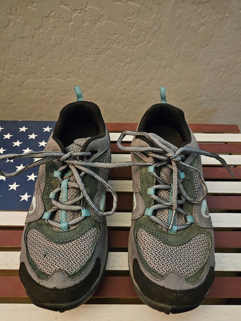 Merrell Gray and Teal Women's Athletic Shoes